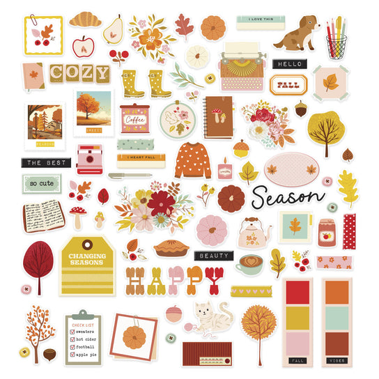 AUTUMN ARCHIVES CARDSTOCK DIE CUTS AUTUMN ARCHIVES CARDSTOCK DIE CUTS