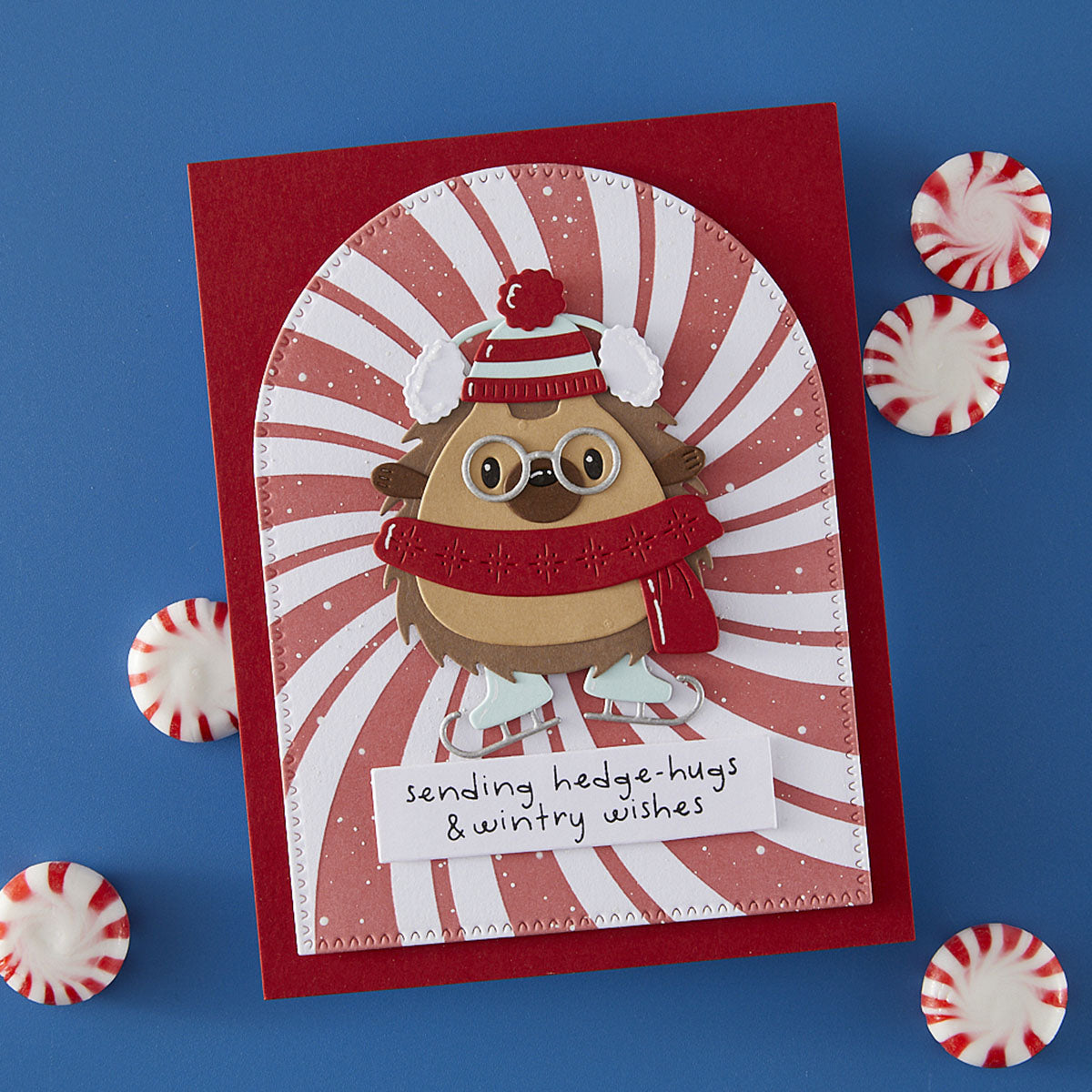 Peppermint Twist BetterPress Plate from the Merry Mischief