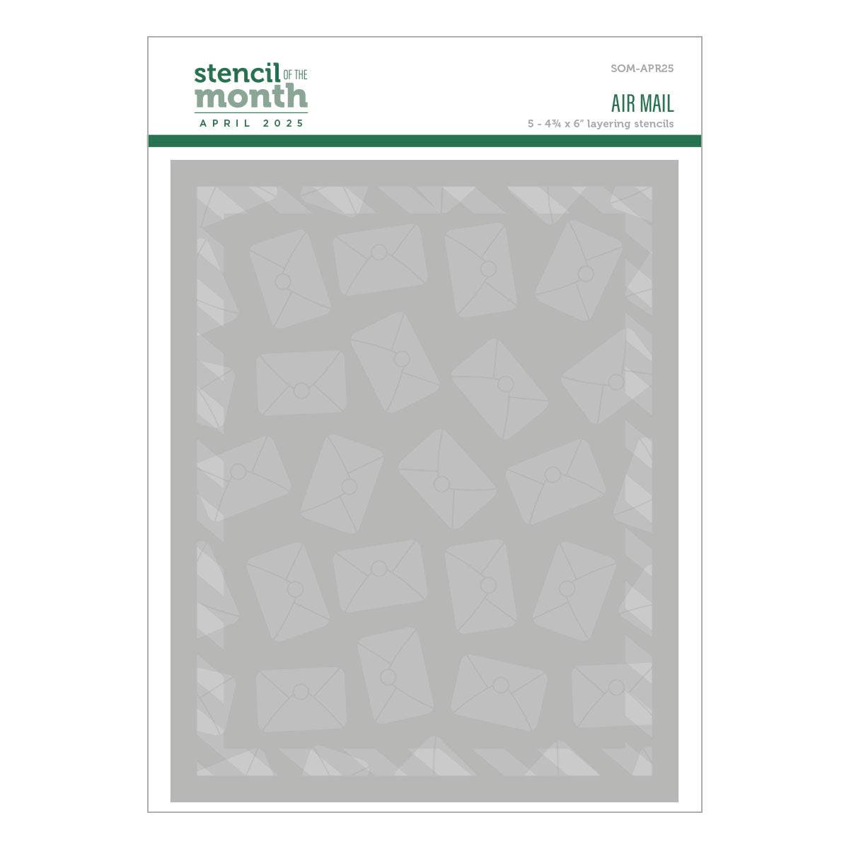 Air Mail -  Stencil of the Month
