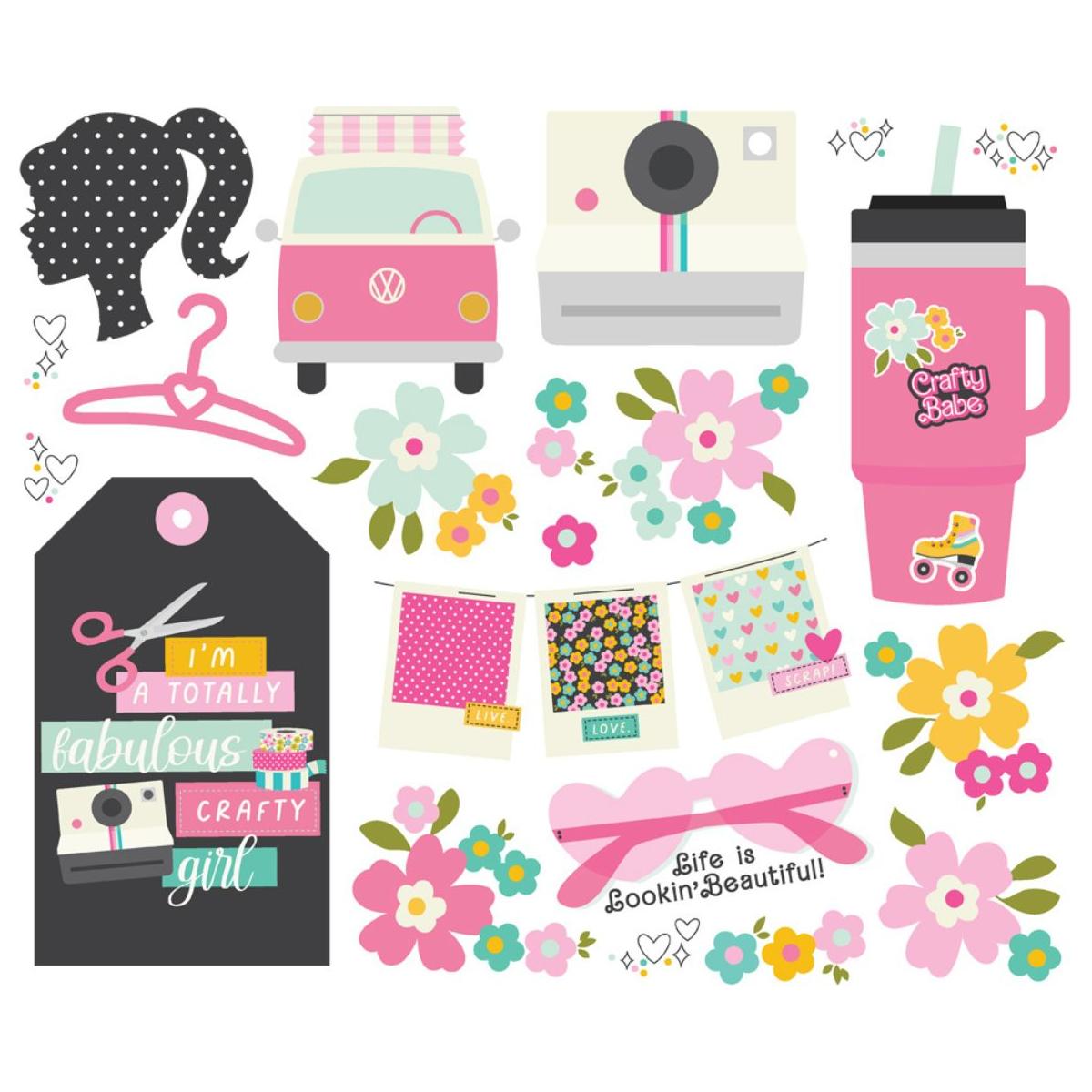 Simple Stories Crafty Babe Big Bits & Pieces