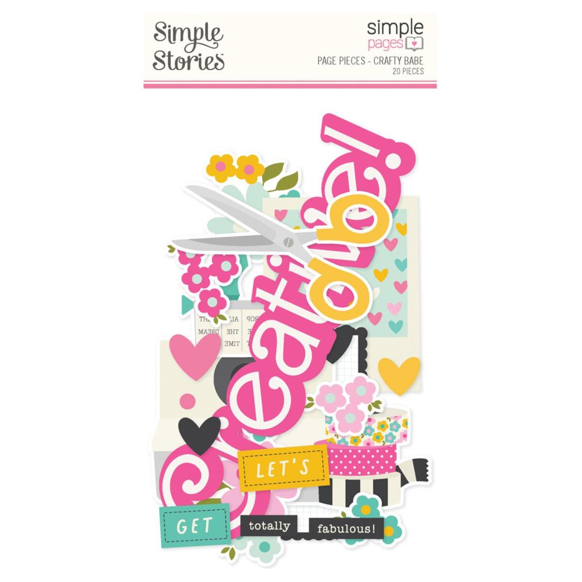 Simple Stories Crafty Babe Simple Pages Page Pieces
