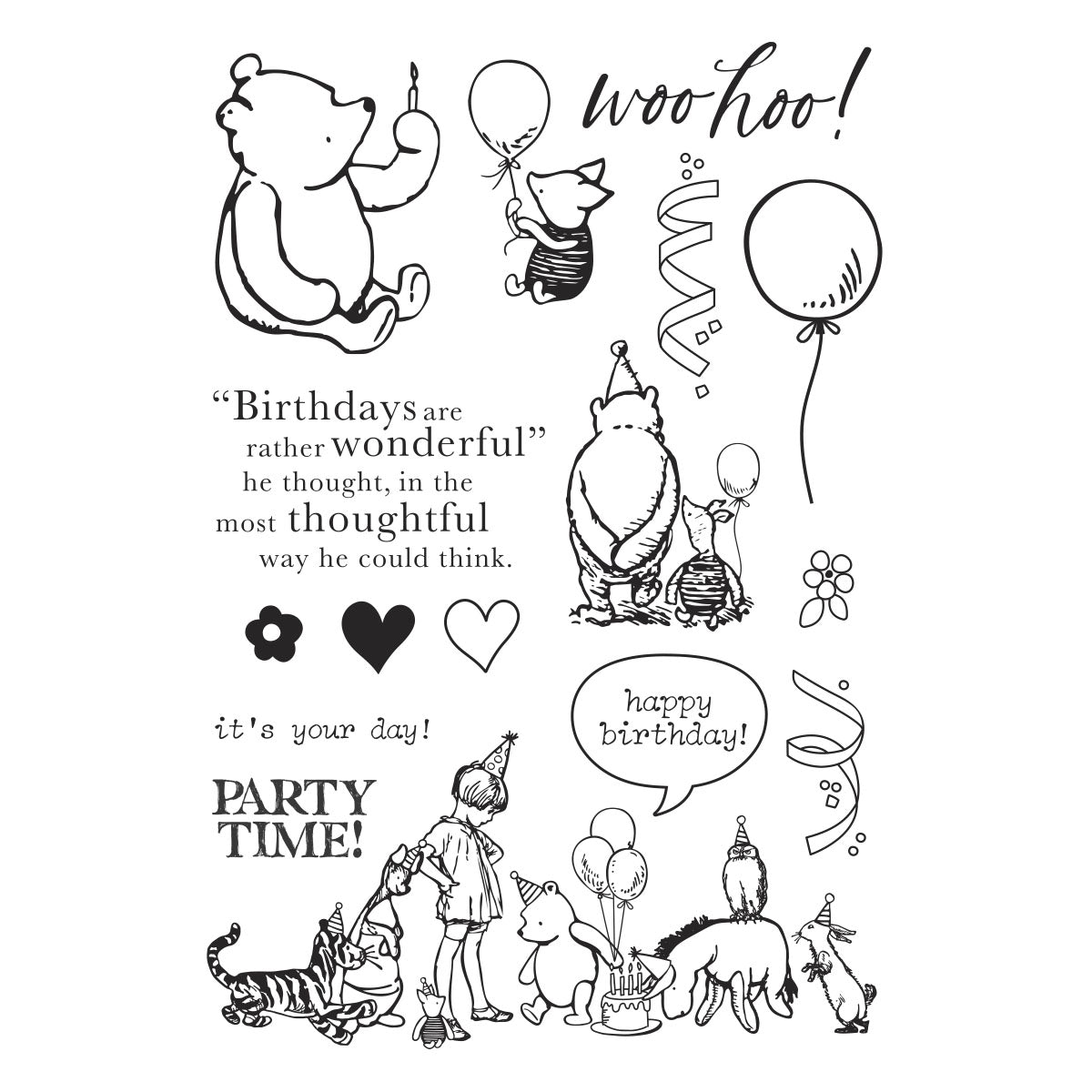 Woo Hoo! Clear Stamps & Dies Bundle  by Simple Stories