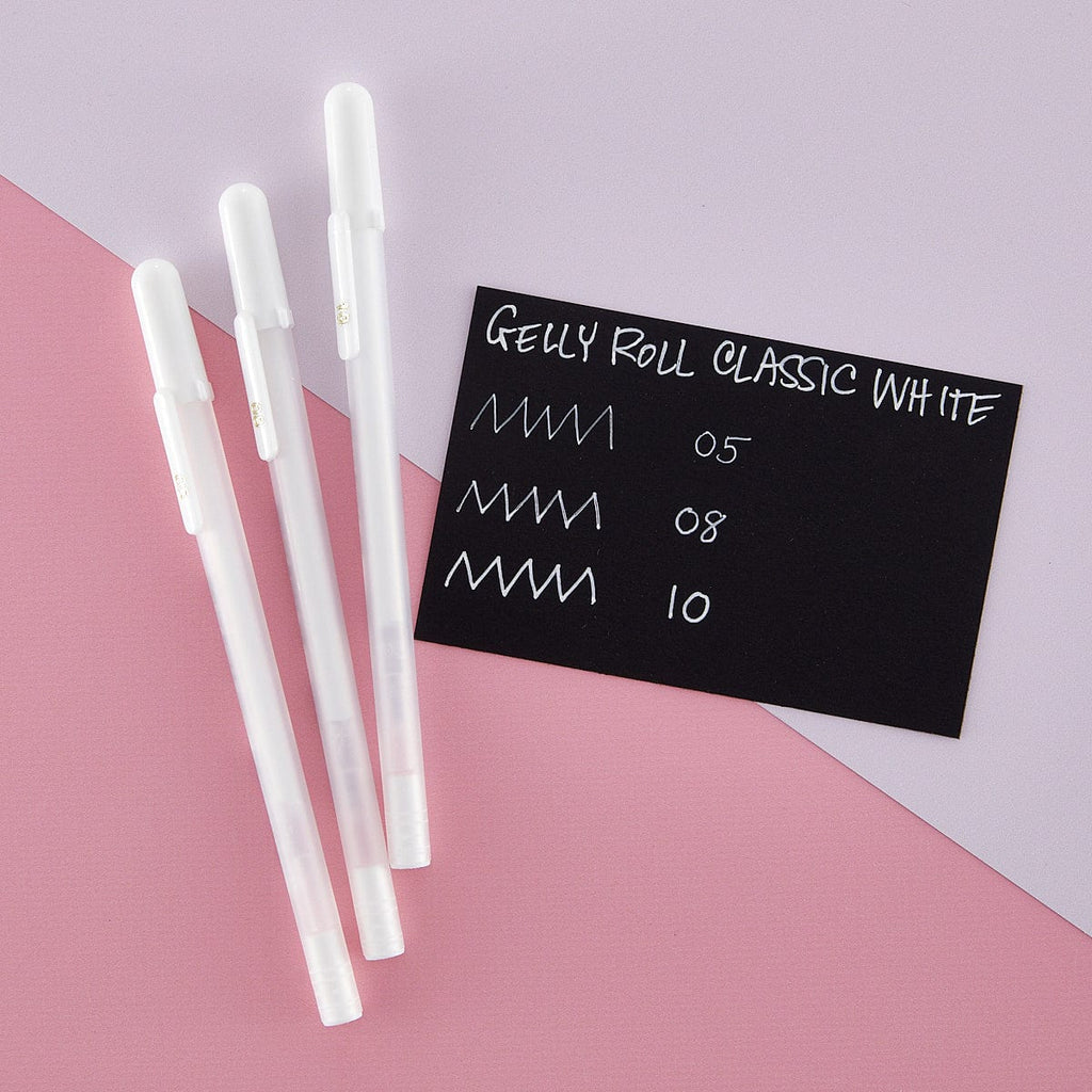 Sakura Gelly Roll Gel Pen Classic White Mixed 3 Set