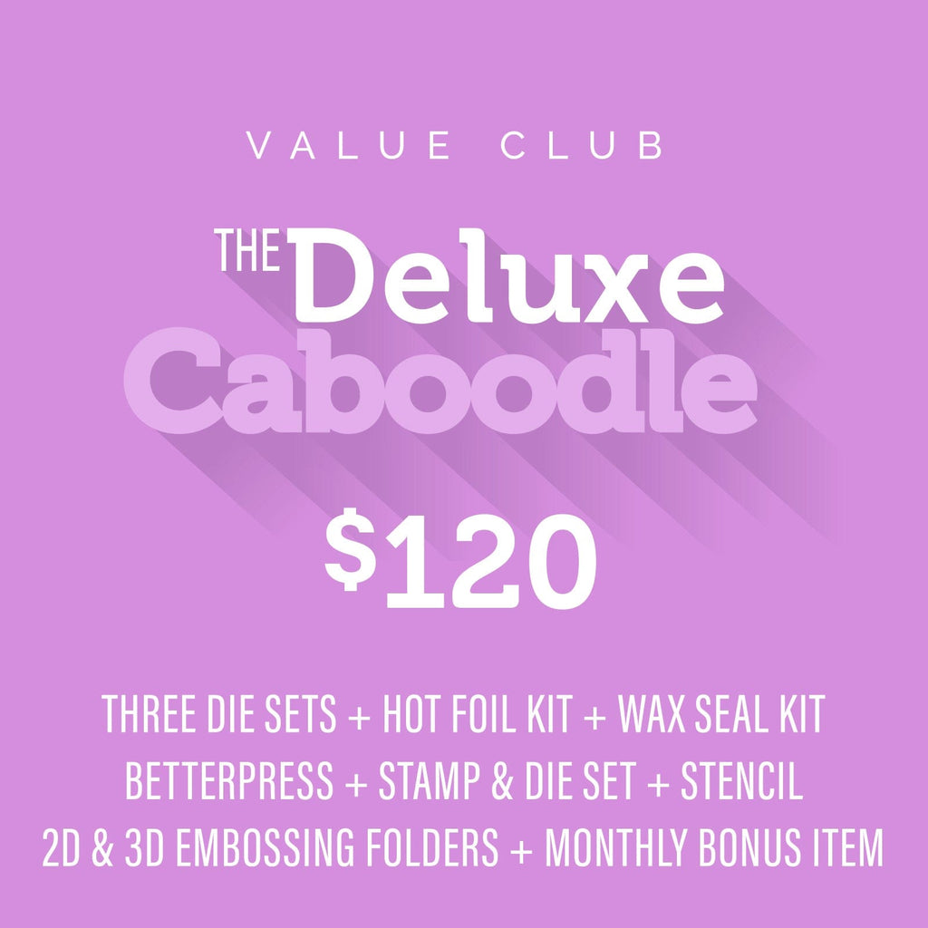 The Deluxe Caboodle Value Club Membership - Spellbinders Paper Arts