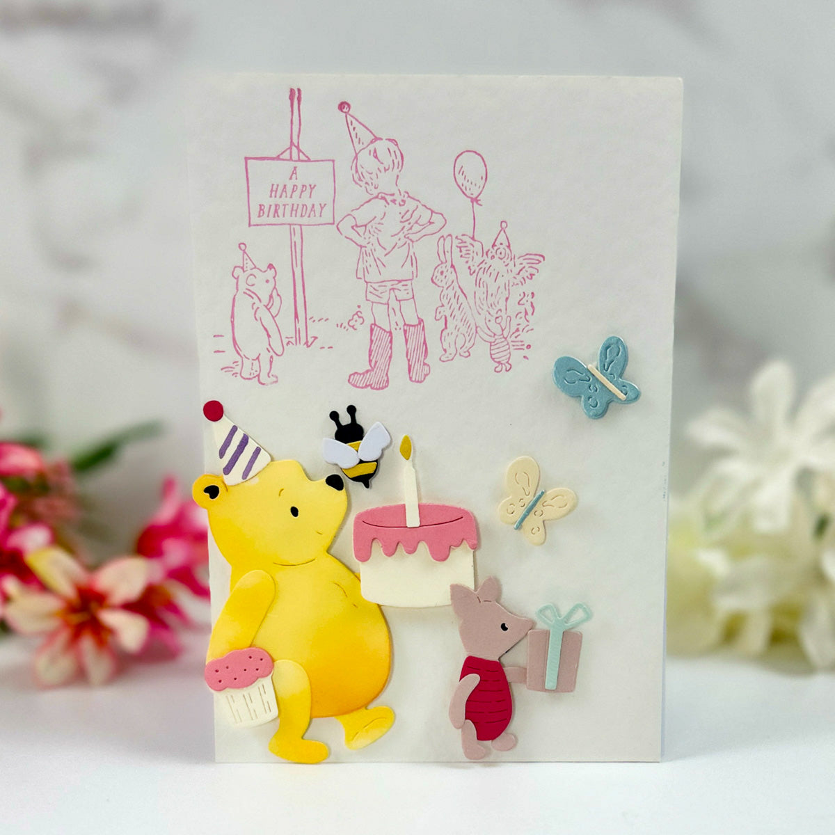 Classic Pooh Birthday Accessories Etched Dies by Simple Stories