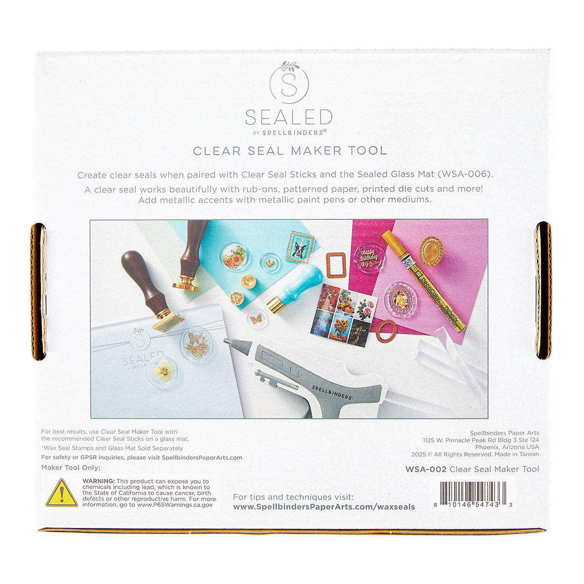 Clear Seal Maker Tool & Glass Mat Bundle