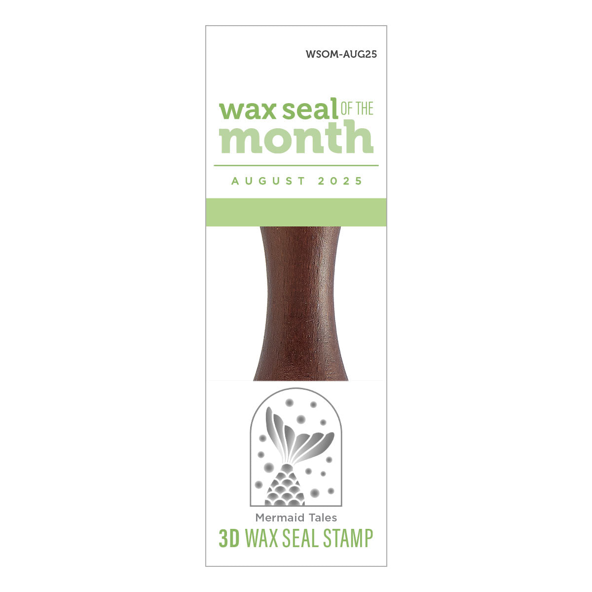 Mermaid Tales - Wax Seal of the Month (Seal Stamp Only)