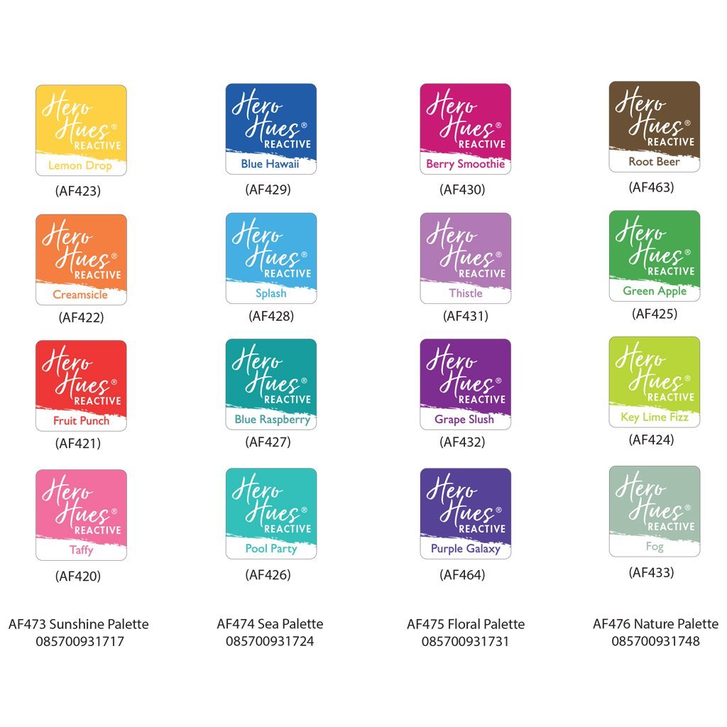 AF473 Sunshine Palette Reactive Cubes - Hero Arts