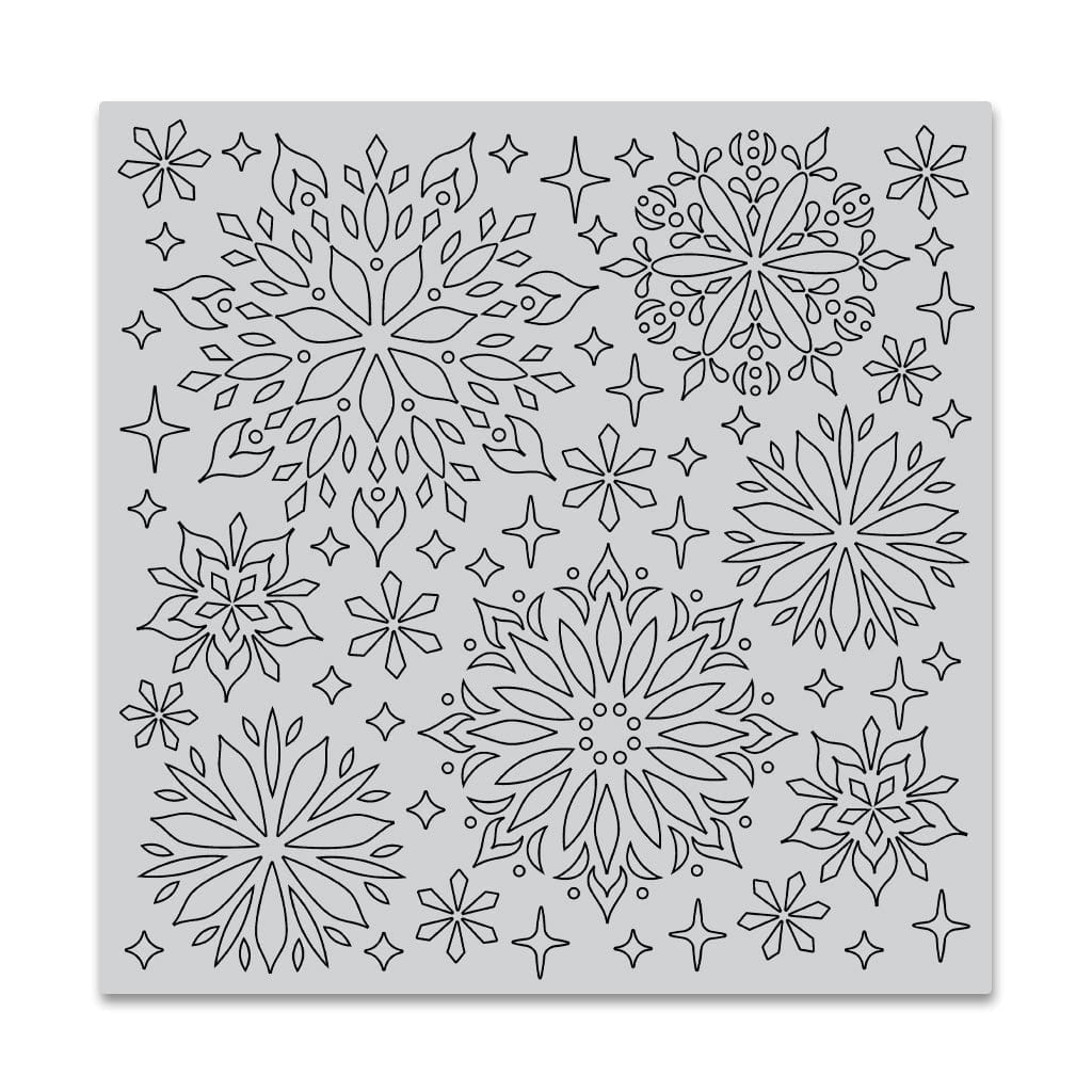 CG938 Kaleidoscope Snowflake Bold Prints - Hero Arts