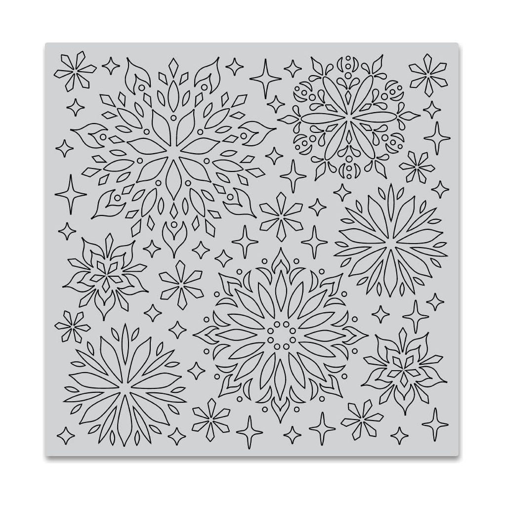 CG938 Kaleidoscope Snowflake Bold Prints - Hero Arts