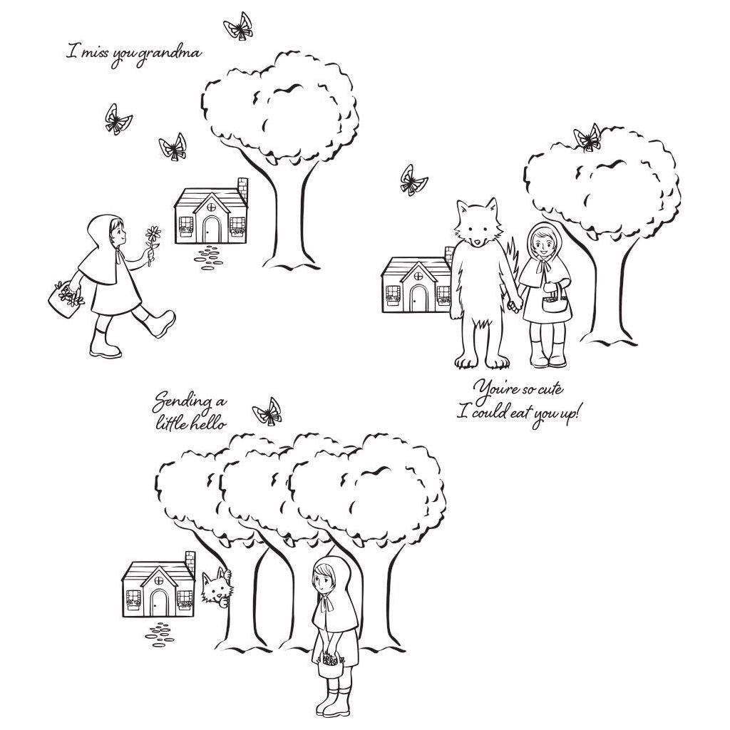 CM558 Little Red Riding Hood - Hero Arts