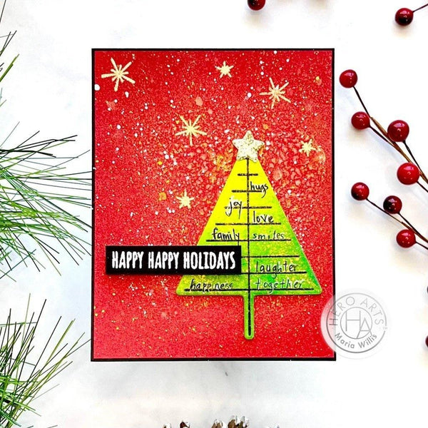 CM561 Graphic Lines Holiday - Hero Arts