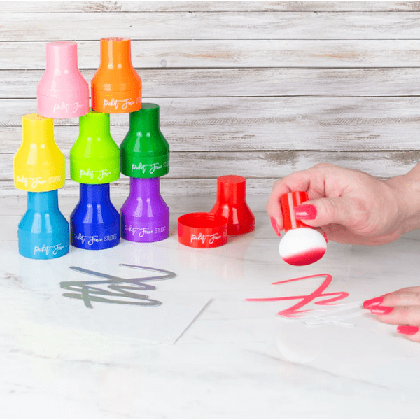 Picket Fence Studios - Paper Pouncers - Bright Rainbow 9pk