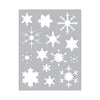 DF214 Snowflake Patterned Cover Plate (F) - Hero Arts