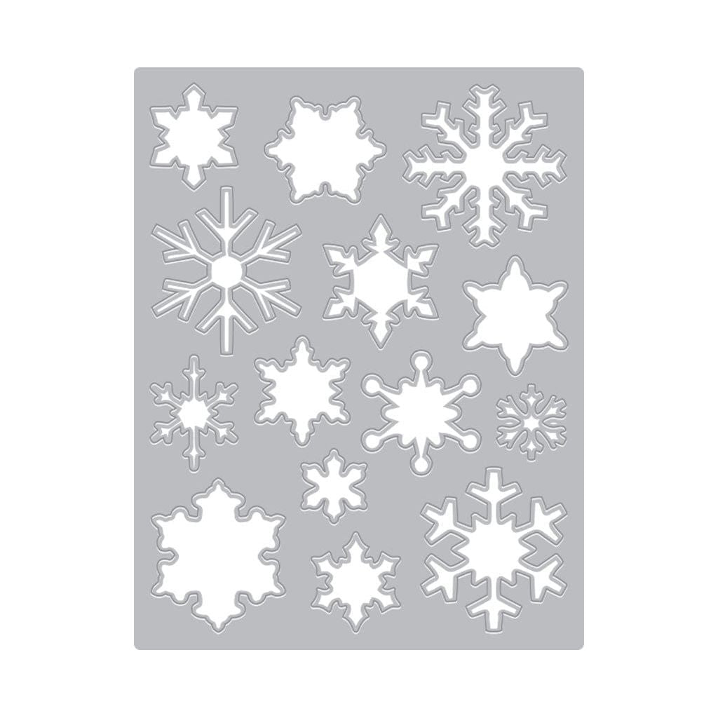 DF214 Snowflake Patterned Cover Plate (F) - Hero Arts