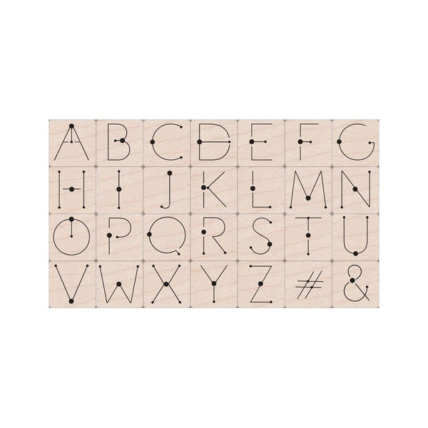 LP485 Modern Dot Alphabet - Hero Arts