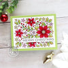 SA284 Color Layering Poinsettia Pattern Stencils - Hero Arts