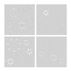 SA285 Color Layering Snowflake Stencils - Hero Arts