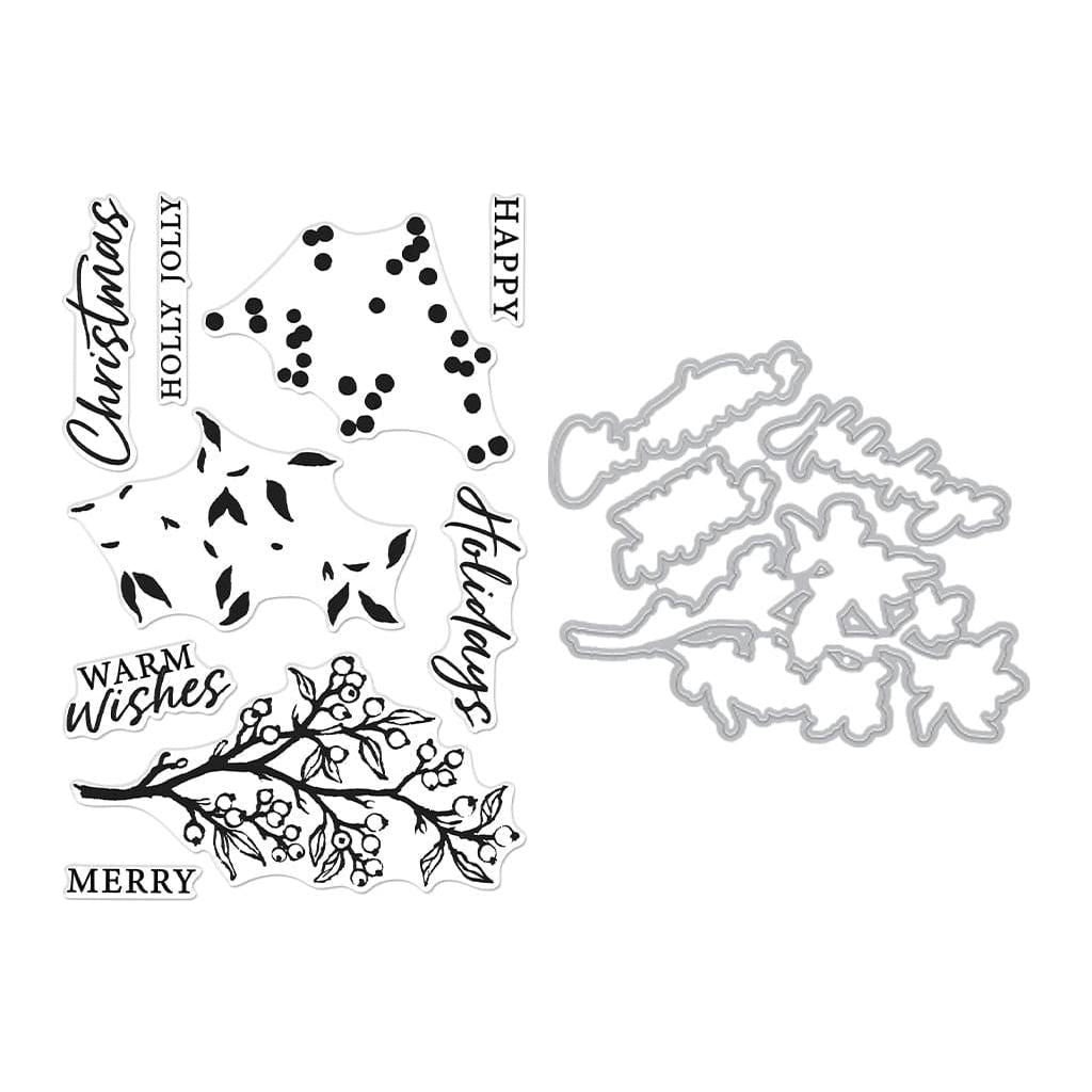 SB408 Color Layering Holly Branch Bundle (C) - Hero Arts