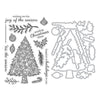 SB409 Swirly Christmas Tree Bundle (D) - Hero Arts