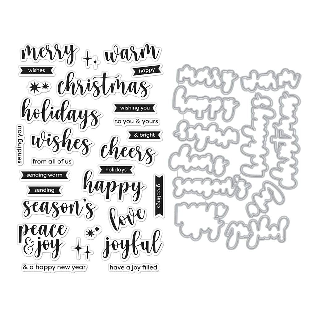 SB411 Joyful Christmas Messages Bundle (D) - Hero Arts