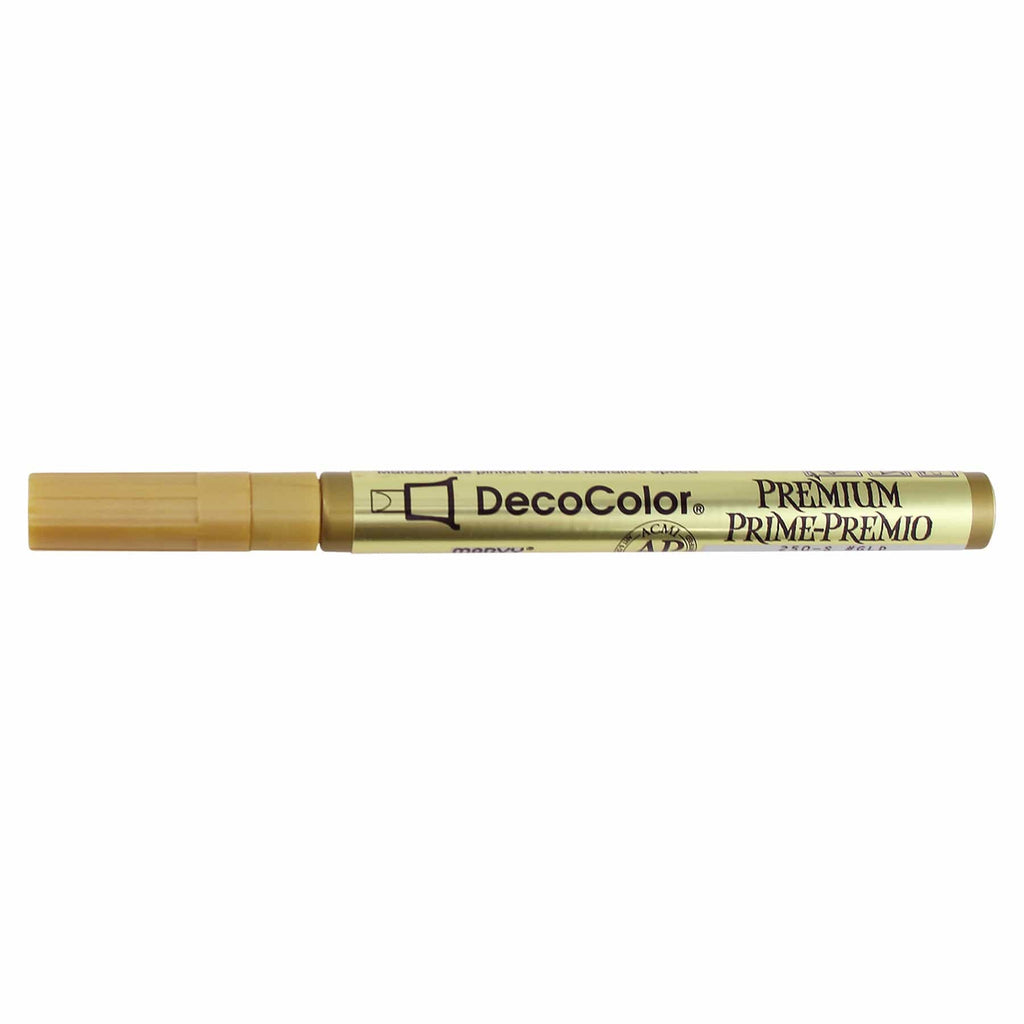 UCHIDA 120-C-GLD Marvy Deco Color Liquid Extra Fine Paint Marker, Gold