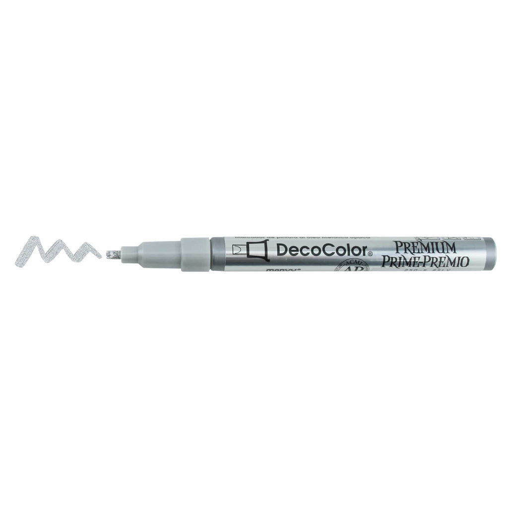 DecoColor Premium 2mm Paint Marker Silver