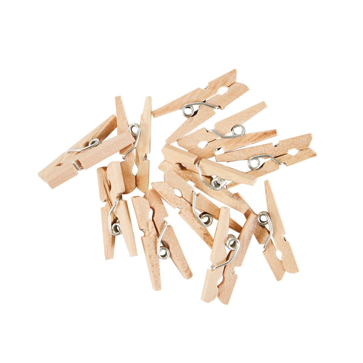 Alipis 300PCS Clothesline Clips Wooden Clothespin Recipe Binder Wooden pegs  Photo Paper Pegs Decorative Mini Clothespin Craft Clips Mini clothespins