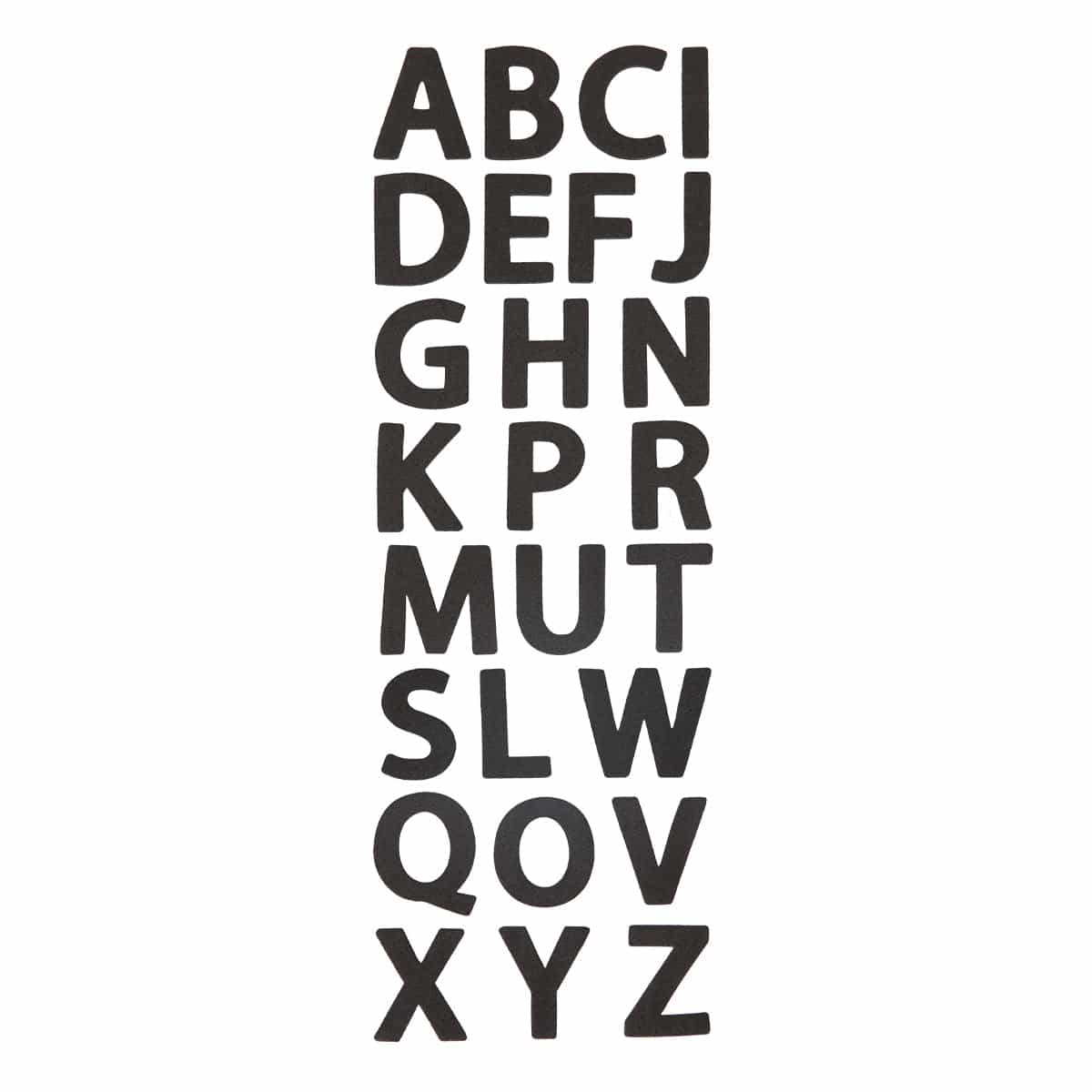 Big Alphabet Foam Letter Stickers