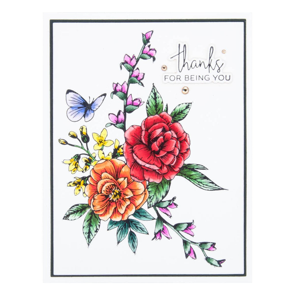 Spellbinders BetterPress Plate – Butterfly Bouquet – The Foiled Fox