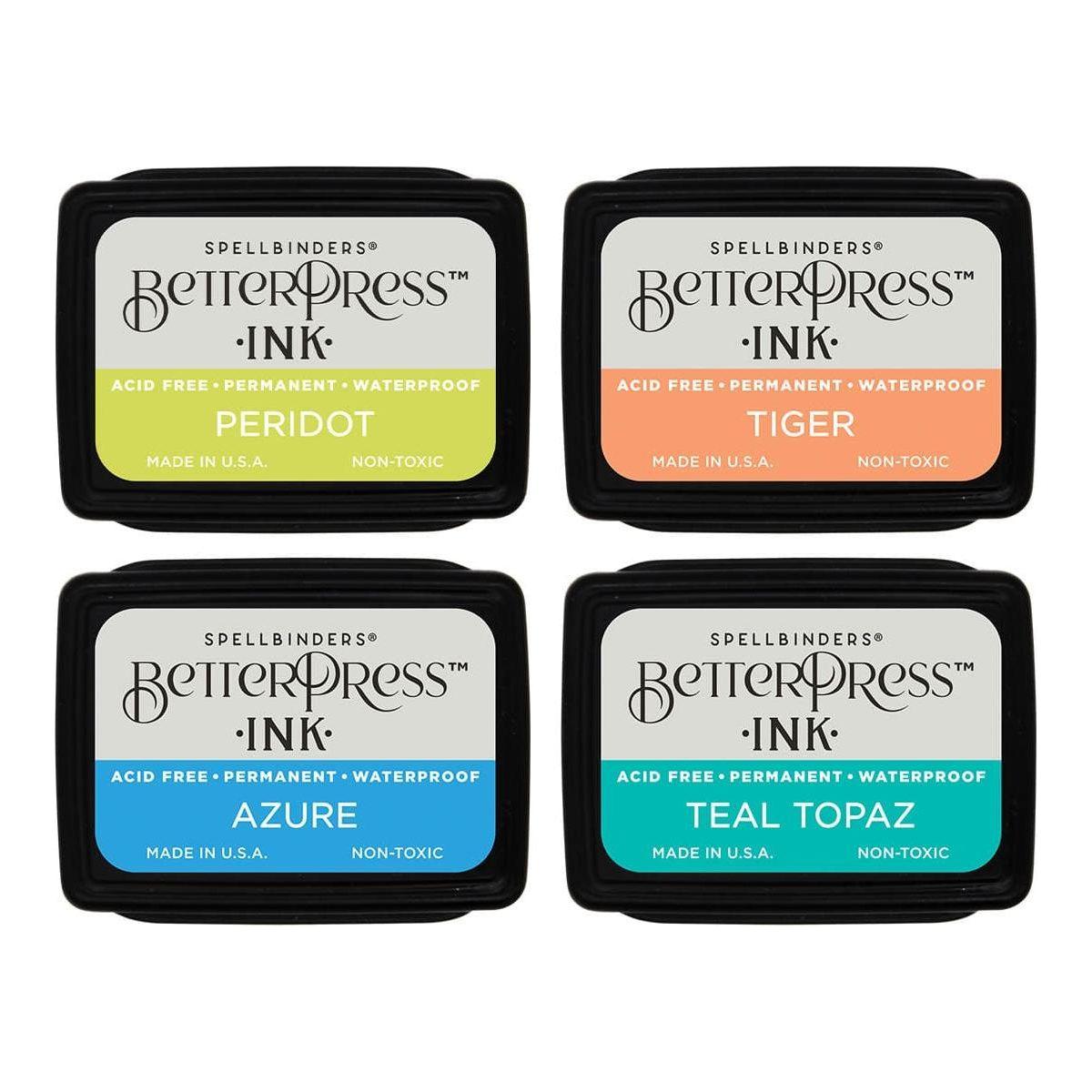 Tropical BetterPress Ink Mini Set - 4 Pack