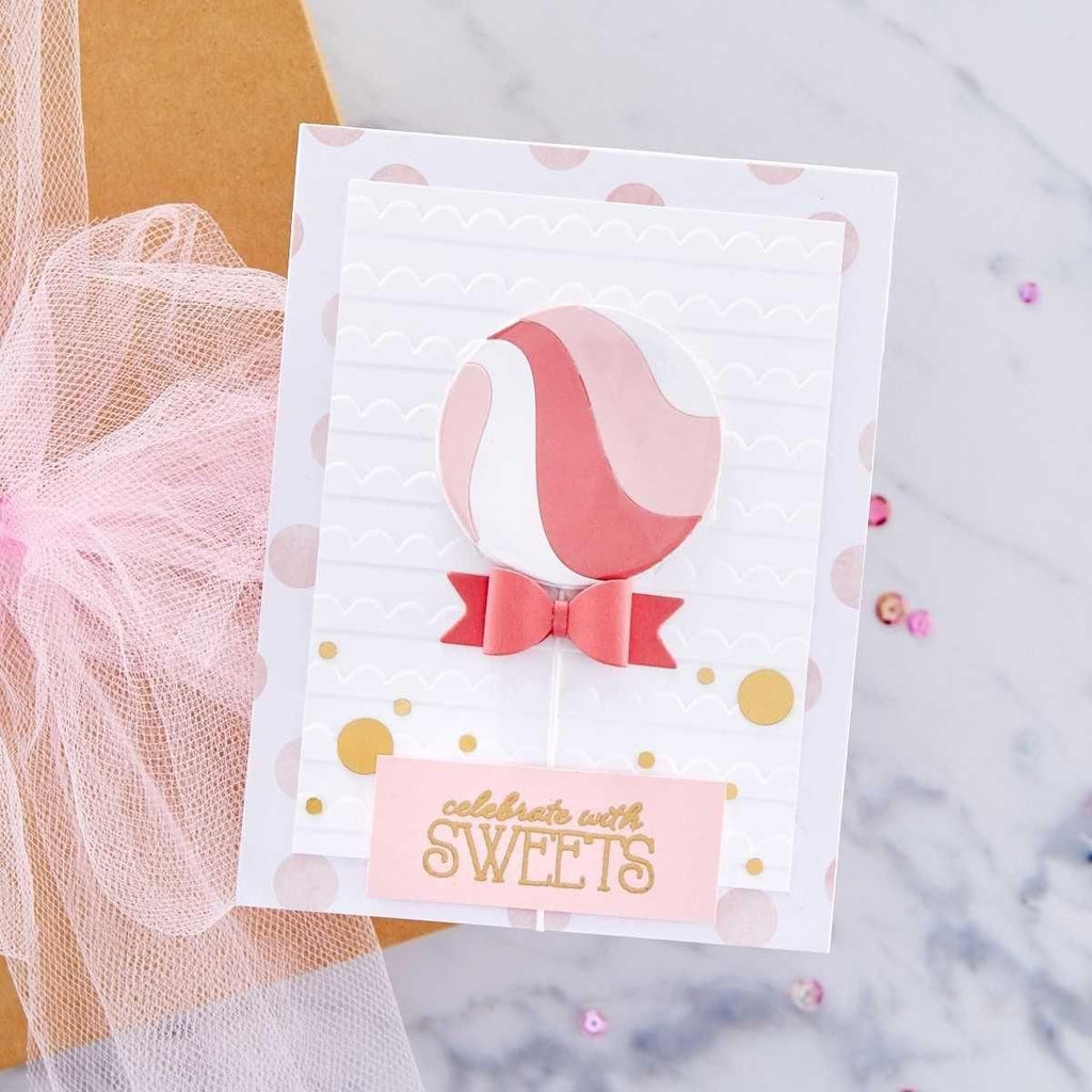 Color Block Balloons Etched Dies from the Birthday Celebrations Collection (S4-1201) pink project. 