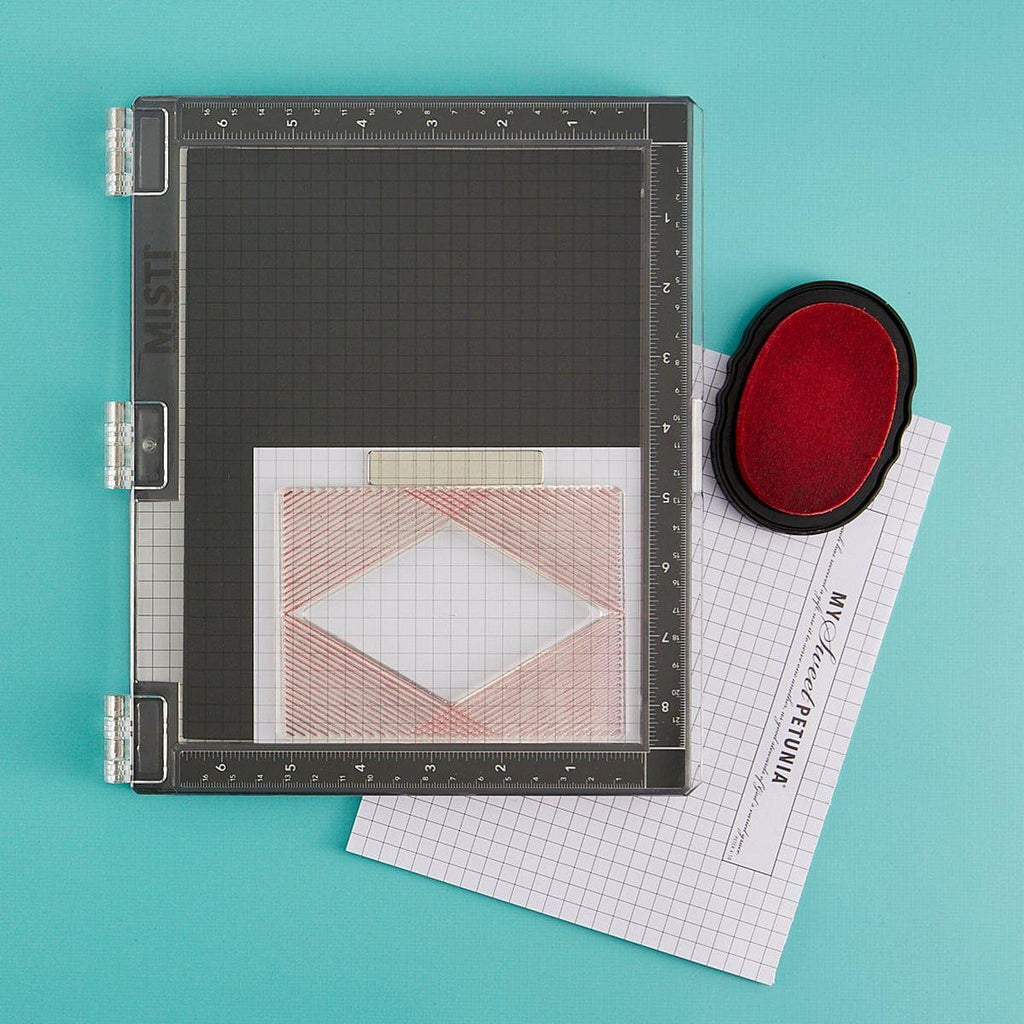My Sweet Petunia - Black MISTI - Most Incredible Stamp Tool Invented - 8.5 x 10