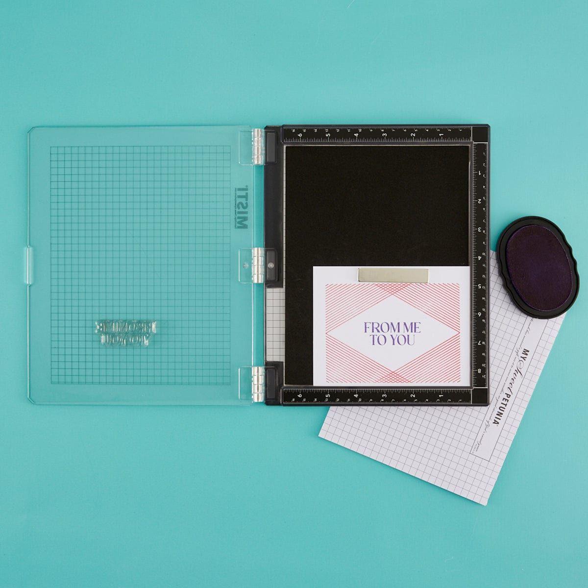 My Sweet Petunia - Black MISTI - Most Incredible Stamp Tool Invented - 8.5 x 10