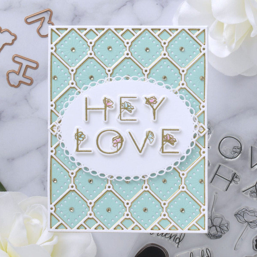 Color Outside the Lines - Coordinating Cutting Dies (S2-335) Hey Love project 