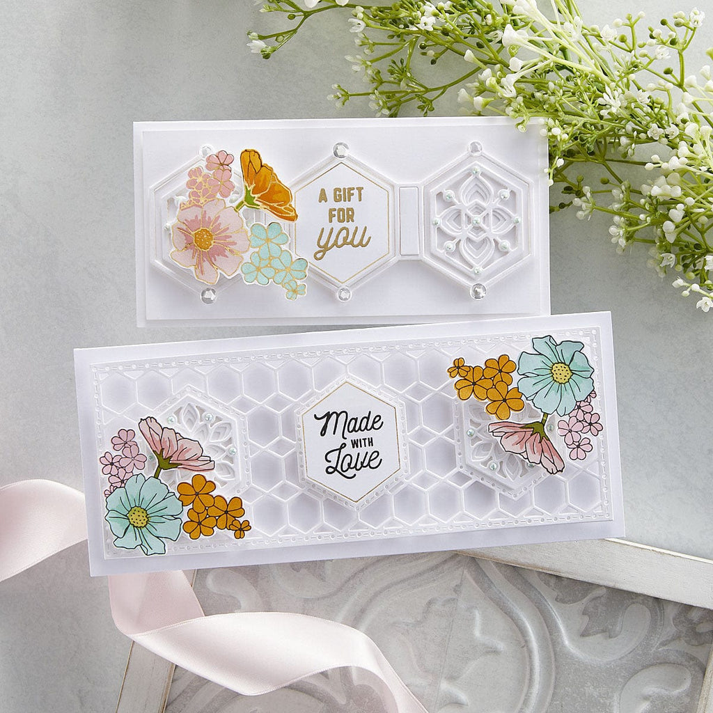 Hex Tile Stamps - Clear Stamp of the Month (CSOM-AUG21) Card Project 6