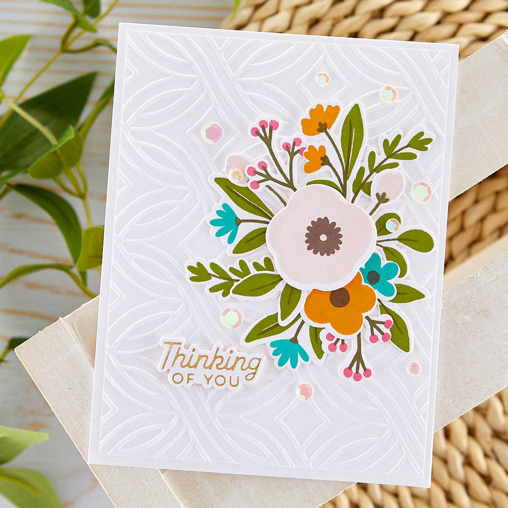 Perfect Floral Bloom  Clear Stamp of the Month - Spellbinders