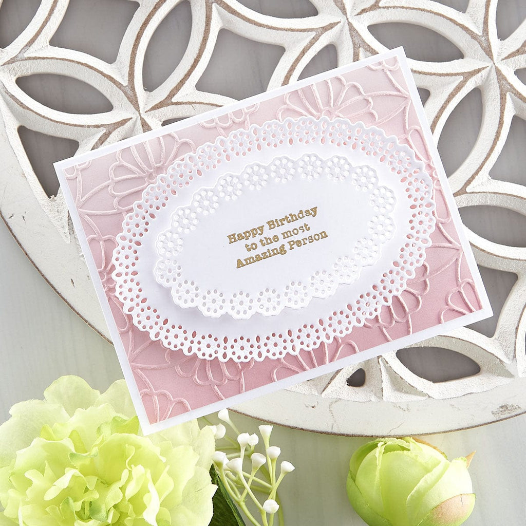 Clear Stamp of the Month (CSOM-FEB22) sentiment card. 