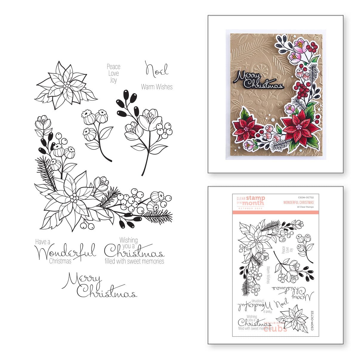 Clear Photopolymer Stamp Sets - Months and Years