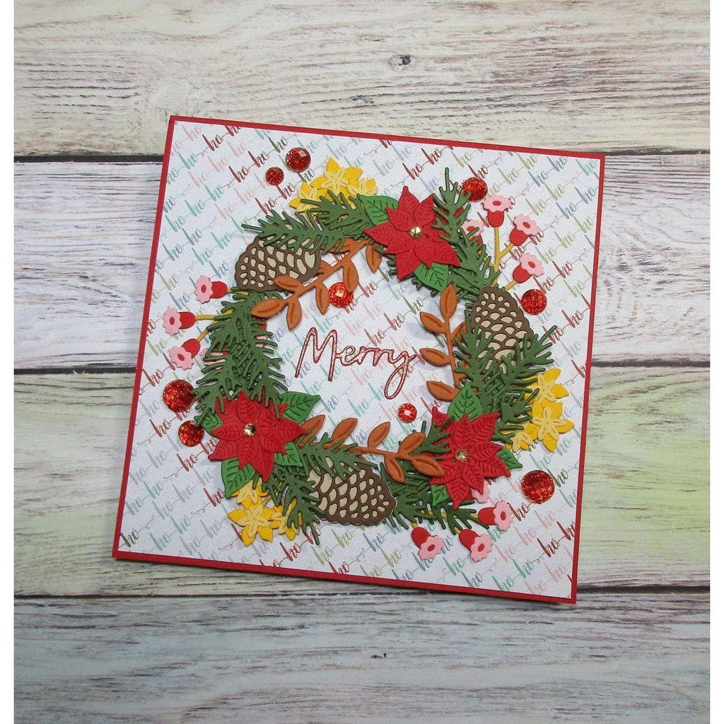 Christmas Blooms Etched Dies from the Tis the Season Collection (S4-1135) Project Example 7