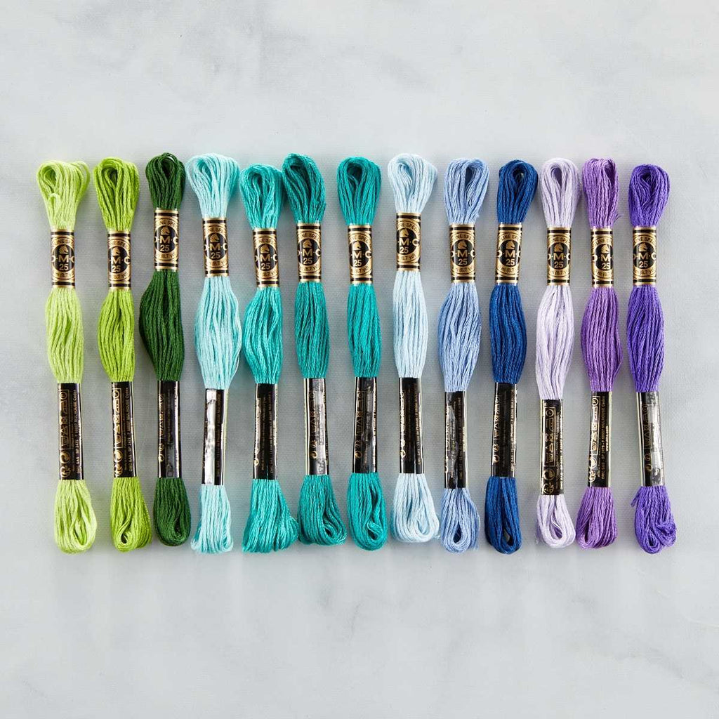 DMC New Colors Embroidery Floss Pack, 16 Piece 