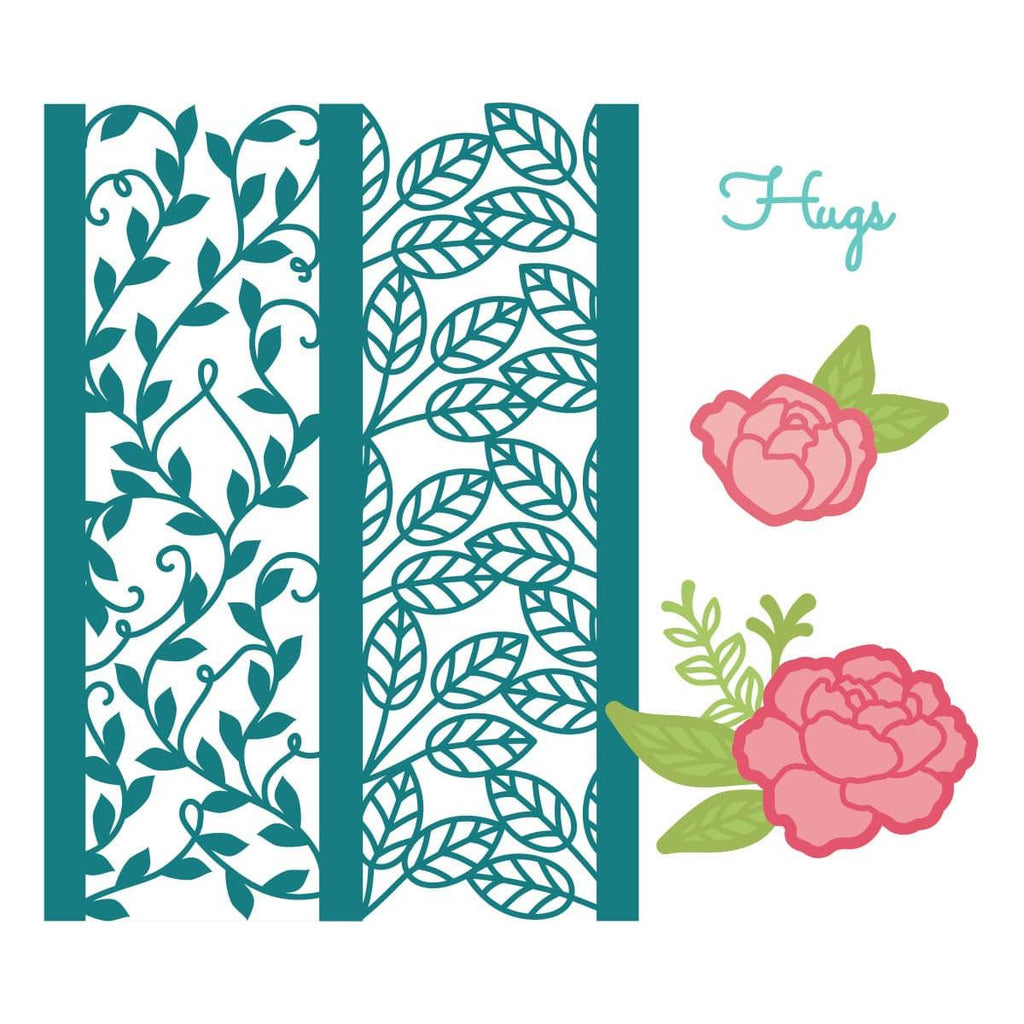 Peekaboo Trellis Panels APG Die of the Month Spellbinders Paper Arts