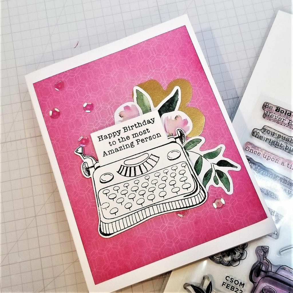 Color Outside the Lines - Clear Stamp of the Month