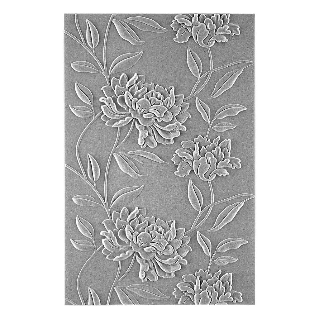 Beautiful Blooms 3D Embossing Folder (E3D-026) colorization.
