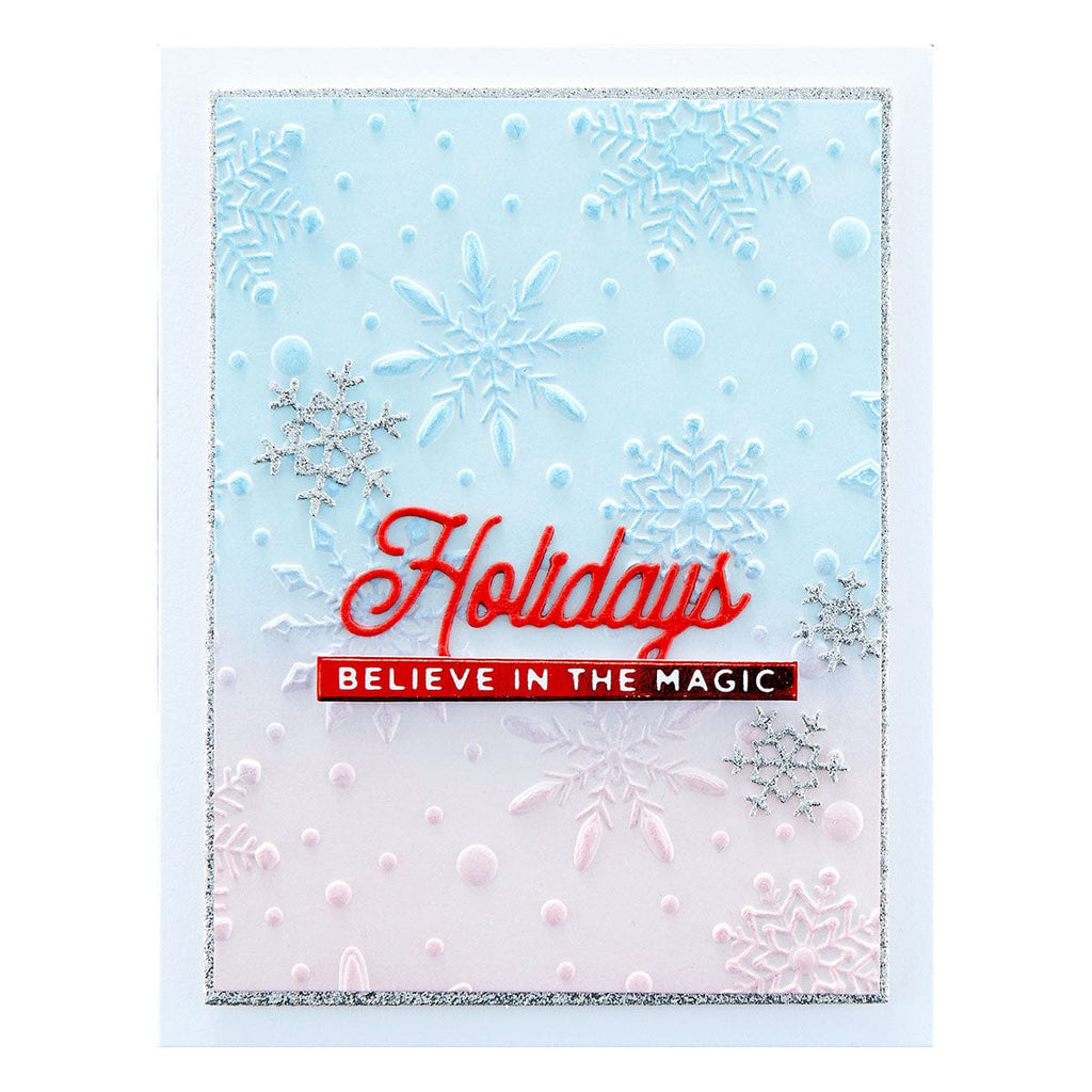 Snowflake Elements Iridescent Embellishments - Spellbinders Paper Arts