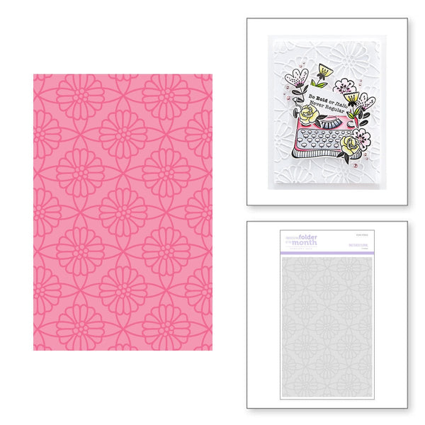 Sketched Floral - Embossing Folder of the Month (EOM-FEB22) project combo image