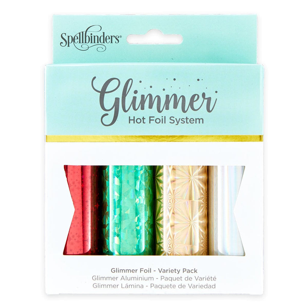 Glimmer Hot Foil 4 Rolls - Christmas Sparkle Variety Pack