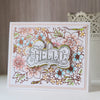 Flower Pattern Glimmer Hot Foil Plate (GLP-092) Project Example 2