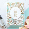 Flower Pattern Glimmer Hot Foil Plate (GLP-092) Project Example 