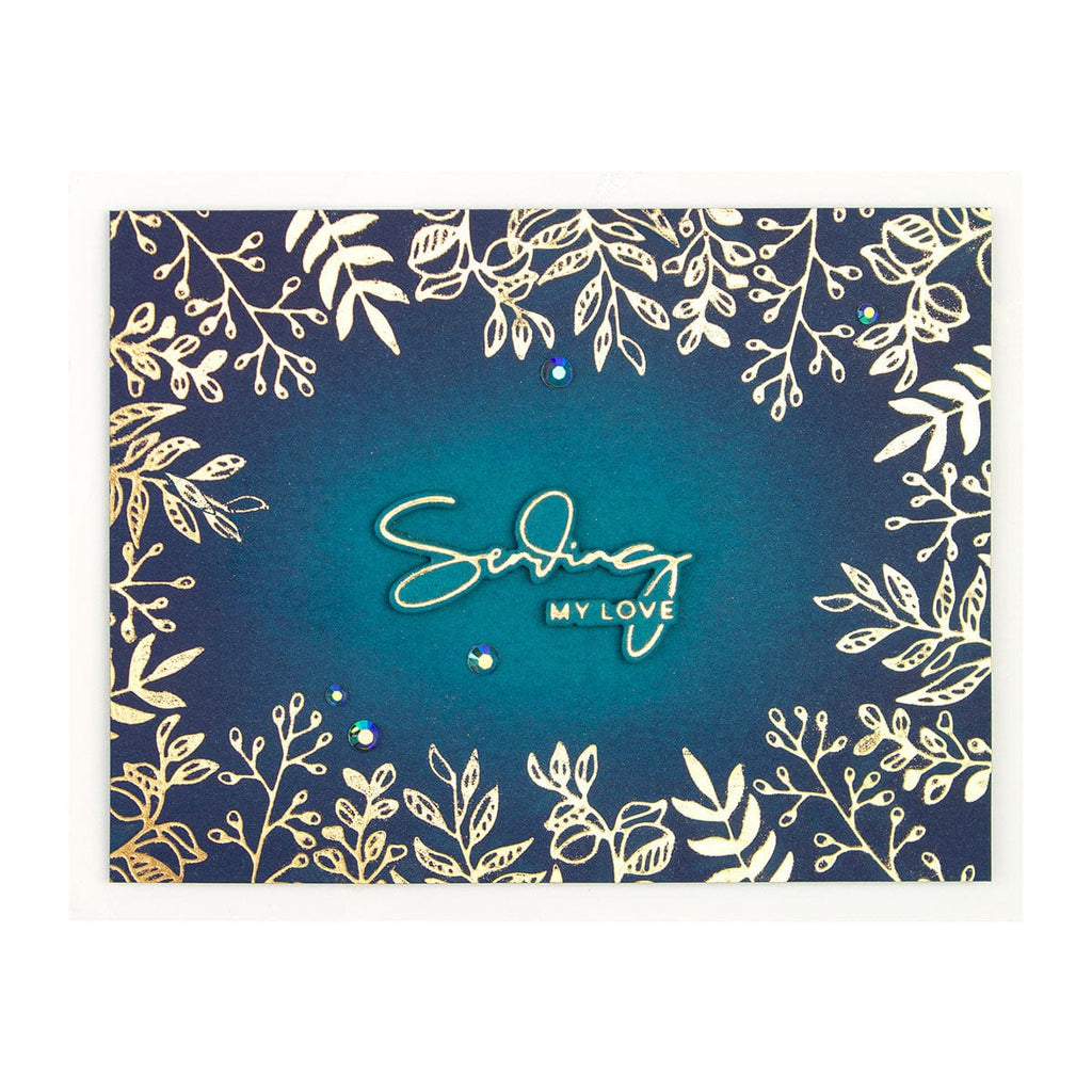 Organic Foliage Glimmer Hot Foil Plate & Die Set from Foiled Basics by Yana Smakula (GLP-154) Project Image